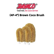Rayaco | 4P-4" - Brown  Coco Brush R011 | Berus Sabut