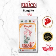 [UNICOFOODS] SongHe AAA Whole Kernel Thai Hom Mali Rice 25Kg | 松鹤贵族香米