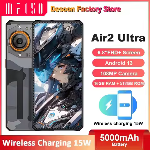 IIIF150 Air2 Ultra 5G Rugged Phone 6.8''FHD+ Screen 120Hz 16GB+512GB 108MP Camera 5000mAh Battery MT