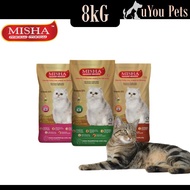 MISHA Cat Dry Food 8KG / Misha Ocean Fish / Misha Chicken Tuna / Misha Seafood -  Misha Makanan Kuci