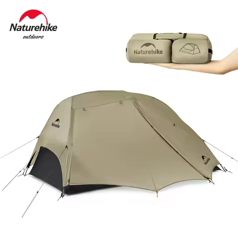 Naturehike Camping Tent Star River UL 2 People Tent 15D Nylon Ultralight Hiking Tent Two Doors Backp