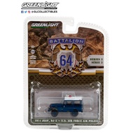Greenlight 1/64 Battalion 64 Series 3-1971 Jeep DJ-5-U.S. Air Force Police 61030-D