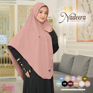 HISTYLE - Nadeera Casual Daily Hijab by Quail Hijab Instant Jersey Hijab Ped Antem Syari Hijab Jerse