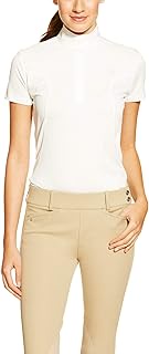 Ariat Women's Aptos White Short Sleeve English Show Shirt