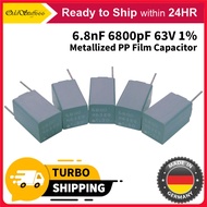 6.8nF 6800pF 63V 1% Metallized PP Film Capacitor