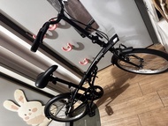 迪卡儂 20吋摺疊單車 - 黑色