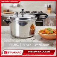 Standard Pressure Cooker SPC-12QC | 12 Quarts Aluminum Body Pressure Cooker (11.4 Liters)
