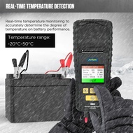 AUTOOL BT860 Car Battery Tester Truck Cranking Charging Test with Printer 12~24V Auto Real Time Temp