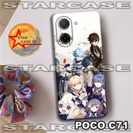Softcase poco c71 /S40/ anime Motif poco c71/casing poco c71/silicone