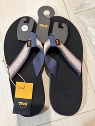 全新 Teva 夾腳拖鞋 女裝 W6 黑紫花紋