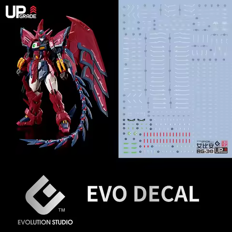 EVO Decal RG-38 for RG 1/144 Epyon Wing OZ-13MS Assembly Model Making Water Stickers for Model Hobby