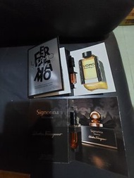 Salvatore Ferragamo Uomo for men 男士香水Salvatore Ferragamo Signorina Misteriosa香水每支1.5ml每支10元