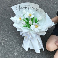 VIBI | Bouquet of rubber tulips for birthdays, graduations, October 20, November 20, March 8, Februa