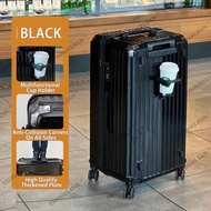 TRAVELCUL 5 Wheels Luggage Cup Holder Suitcase 20/26/30Inch Luggage Bag Travel Large Capacity