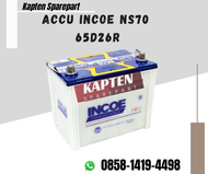 Aki Mobil Incoe Premium NS70 Hino Colt Diesel MU-X Fuso INPR-NS70