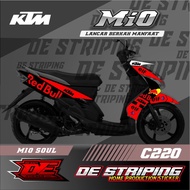 redbull ktm! striping stiker motor mio soul (c220) stike dastso 3146qy
