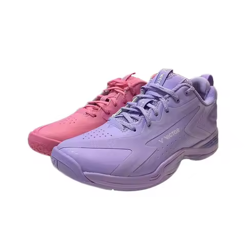 VICTOR A970NL Abrasion Resistant Low top Badminton Shoes Men's Pink Purple Mismatched A970NitroLit