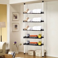 頂天立地伸縮式多層收納架(2層/3層/4層/5層)-大容量置物免鑽牆易安裝租屋傢俬 (U4800)