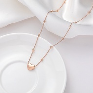 Kalung Silver Titanium Anti Luntur / Kalung Wanita Silver / Kalung Silver Wanita Anti Karat