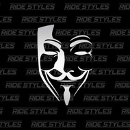 Car Sticker (Fawkes Mask)