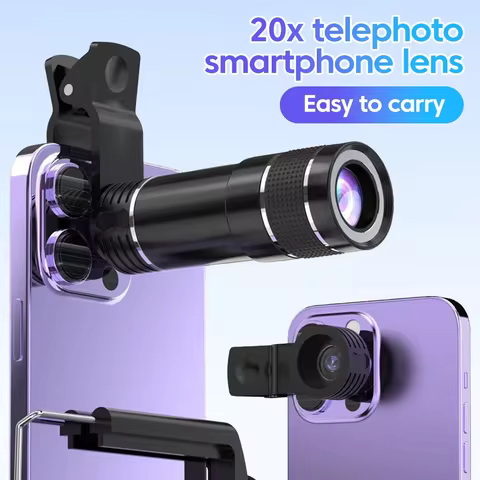 20X Zoom HD Universal Optical Camera Telephoto Clip Lens Phone Smartphone Telescope Focus Len Concer