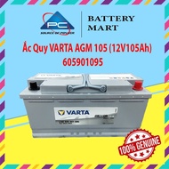 Bình Ắc Quy 12V105Ah Ắc Quy VARTA AGM 105 LN6 605901095