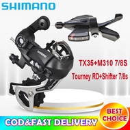 Sunshine Tourney TX35 RD Shifter 7speed Rear Derailleur 6/7/8 Speed Bike Parts