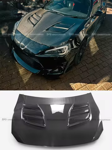 For Subaru BRZ Toyota FT86 VRS1 Vented Hood | 2012-2021 Fitment High-Strength Material | OE Style Fi