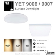 YET 9006 / 9007 WHITE FRAME LED SURFACE DOWNLIGHT