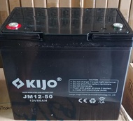 Ne Aki Kering Battery Baterai Vrla Mf Kijo 12V 12 V 50Ah 50 Ah Murah