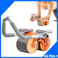 Abdominal Wheel with Timer Abs Plank Automatic Rebound Roller Elbow Support Mutes Home Fitness Equipment