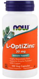 Now L-OptiZinc 鋅 30毫克 100粒 Opti L-Zinc