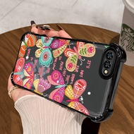 Casing hp for Realme C2 C2s OPPO A1K Case Butterfly from paper cutting Kasing Cesing plating Airbag 