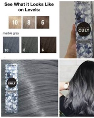 cat saja matrix socolor cult marble grey so color abu ash grey cool ash