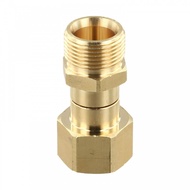 Pressure Washer Swivel Connector Copper M22 15mm Hose Adapter for Cleaning Tools