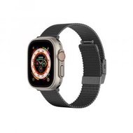 AMAZINGthing - TITAN METAL Milanese金屬錶帶Apple Watch Ultra/Series 8/7/6/5/4/SE適用-黑色
