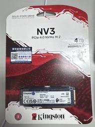 Kingston NV3 PCIe 4.0 NVMe M.2 4TB