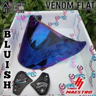 Kaca Helm JS ARMOR Visor Helmet FLAT venom open ganteng TM2 jitsu armour jsarmor js armorr