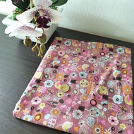 Lot 2 Quality Thick Linen Cotton Fabric Crafting Cloth Kain Fabric Bird Park