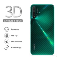 3D Carbon fiber Back Huawei Nova 9 Nova 8i Nova 5T Honor 20 Back Film Sticker 3D