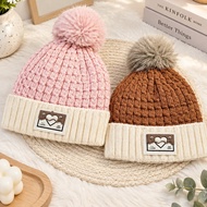 Baby Pompom Knitted Beanie Hat (4-9 Months)