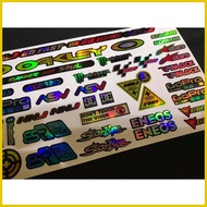 ◊☜ ❖ ℗ (HNJ) Helmet Lens Visor Decals