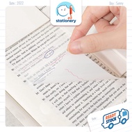 🇲🇾 Ready Stock Transparent Sticky Notes 50 Sheets Clear Waterproof Memo Pad Sticky Note Pad Student 