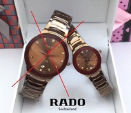 นาฬิกาข้อมือ แฟชั่น แบรนด์ สายเลส สีน้ำตาล (Rado)