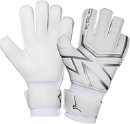 Kalci Soccer Goalie Gloves with Latex Foam Padding for Kids/Adult Finger Protection Breathable Goalk