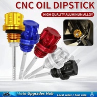 AFFOTOM Motorcycle Oil Dipstick For Hexagonal Oil Dipstick Plum Blossom Shaped Oil Screw