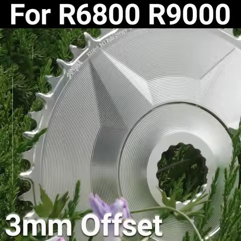 PASS QUEST 110 BCD AERO Chainring For Shimano 6800 R9000 Dura Ace Di2 Offset 3mm 4 Arm 50 34 50 34t 