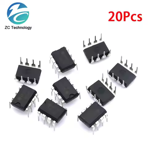 20PCS/LOT New NE555 NE555P NE555N 555 Timers DIP-8 8 Pin DIP Sockets /SOP-8 SMD NE555DR IC BXV