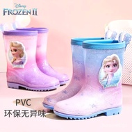 Selling🔥Children's Rain Boots Girls' Rain Boots Girls Shoe Cover Kids Non-Slip Rubber Shoes Frozen Baby Rain Shoes OAG6