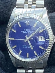 勞力士Rolex 1601 稀有藍面 面盤無翻寫